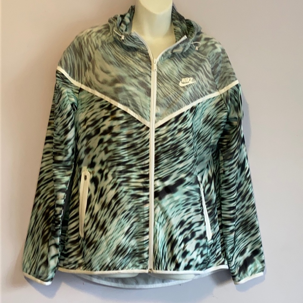 Ladies Large Nike NylonWindbreaker Jacket Ex Cond